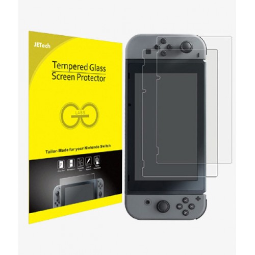JETech Screen Protector for Nintendo Switch 2017, Tempered Glass Film, 2-Pack